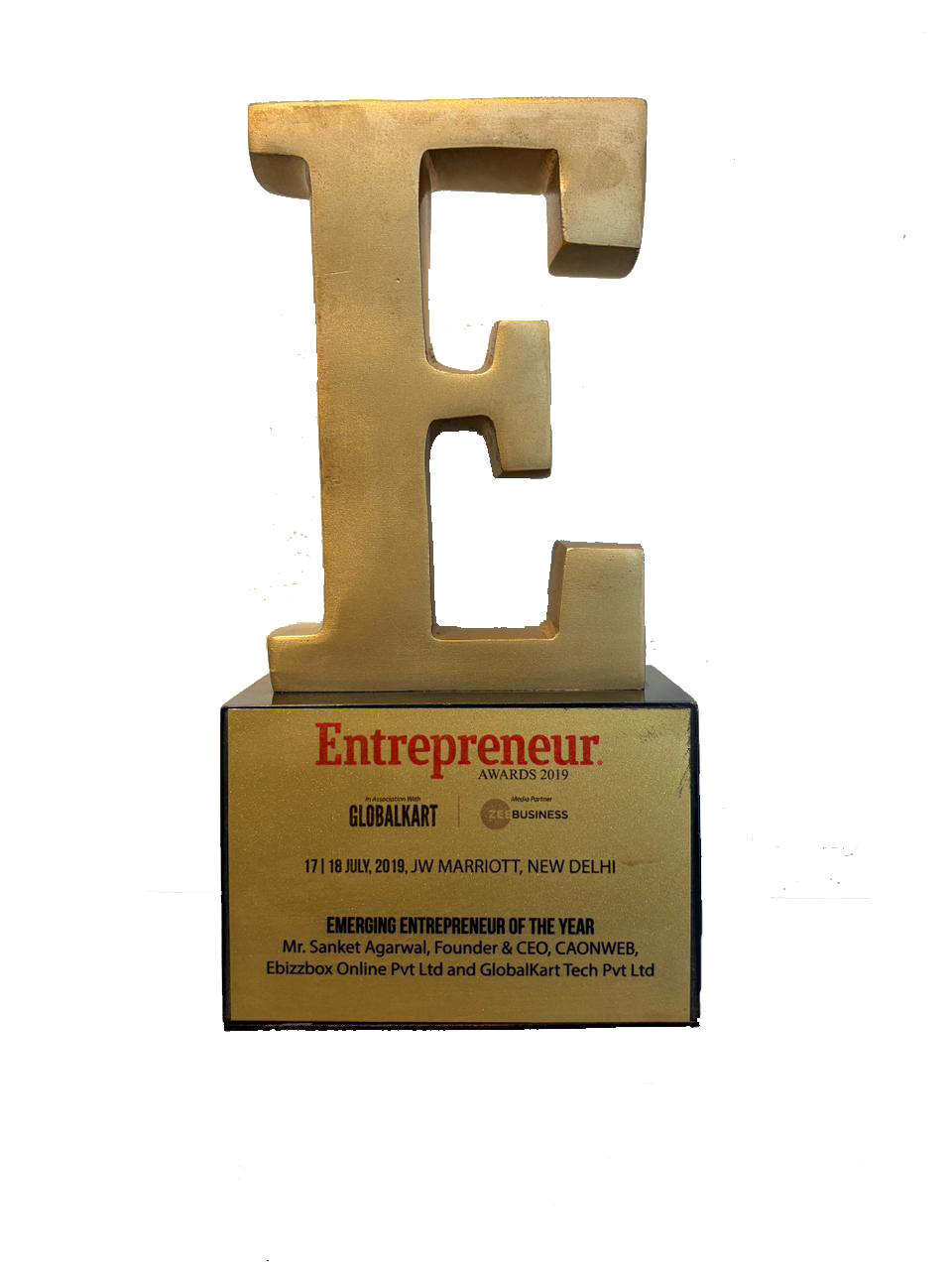 Entrepreneur Awards 2019 - Emerging Entrepreneur